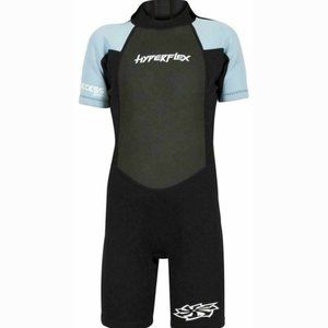 $70 Hyperflex Access Child's Kids 2mm Backzip Shorty Wetsuit Size 2 AB152